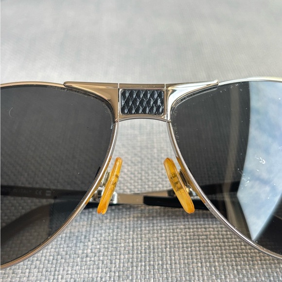 Chanel Rare Vintage Foldable Unisex Aviator Sunglasses - Picture 8 of 12